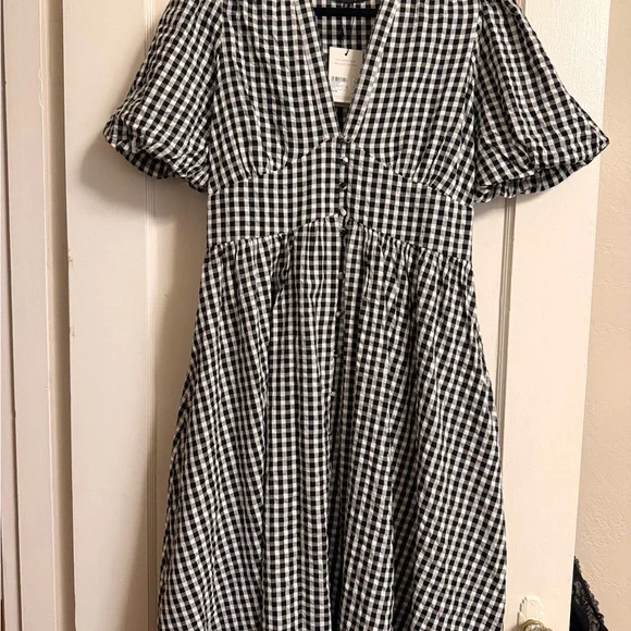 Starlight Nobody’s Child Gingham Midi Dress - Picture 4 of 4